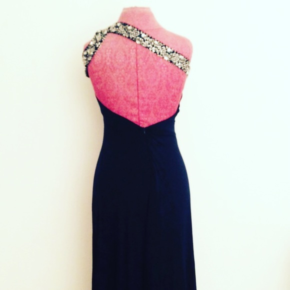 Blue Sapphire Formal Dress - Picture 3 of 4