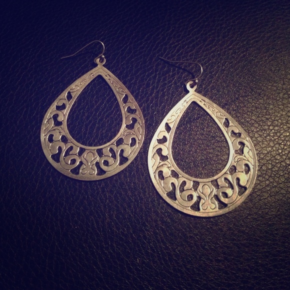 Vintage silver earrings - Picture 1 of 2