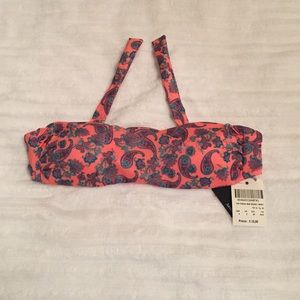 Brand new from Italy bandeau bathing suit top