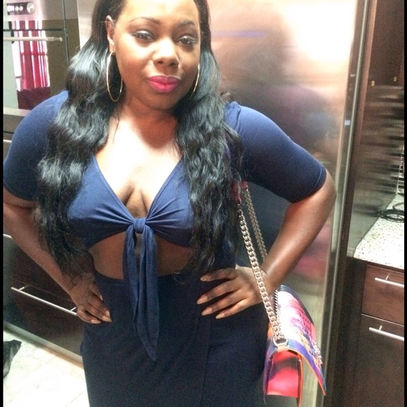 Navy blue maxi - Picture 2 of 2