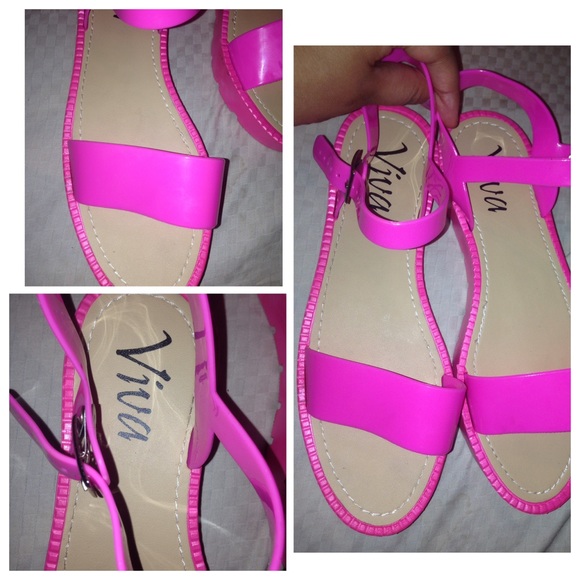 Pink jelly sandals - Picture 1 of 1
