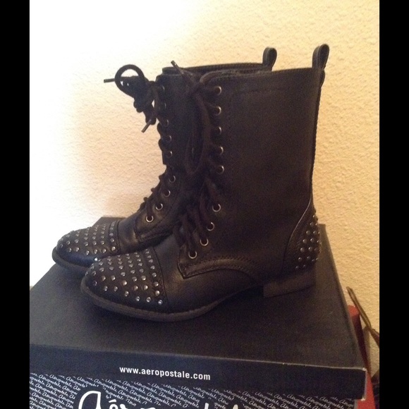 New in Box Studded Combat Boots.