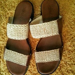 Cole haan slip on sandals