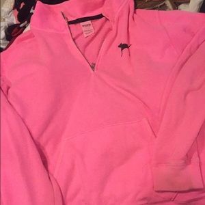 Size large Victoria's Secret quarter zip