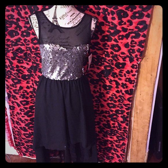 Host pic⭐️⭐️ Trixxi sequin and sheer dress - Picture 1 of 4