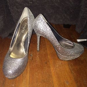 Silver/Pewter 4.5-5inch Baker Stilettos