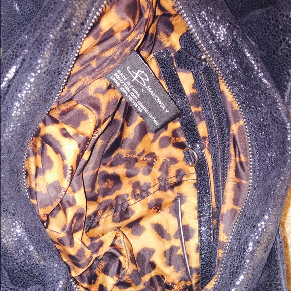 B. Makowsky sparkly leather bag. - Picture 4 of 6
