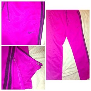 Purple Nike Sweatpants