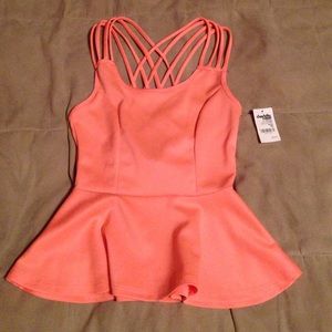 Charlotte Russe Coral top