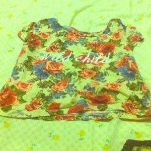 "Wild Child" Crop Top