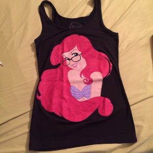 Ariel black tank top