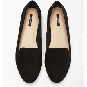 Black suede loafer/flats