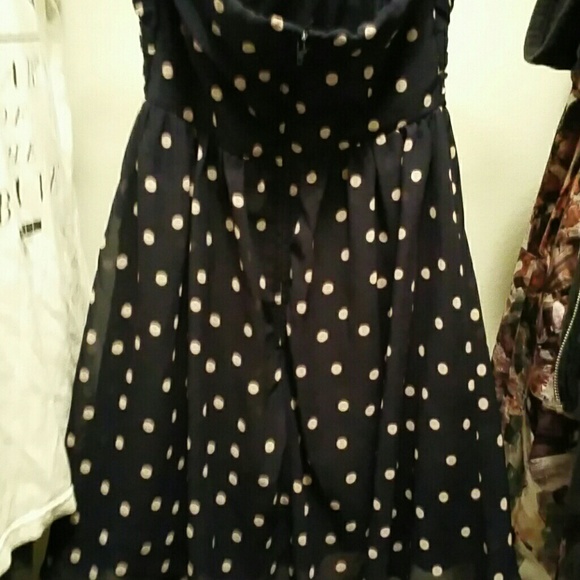 Bdarlin polka dot strapless dress - Picture 3 of 4