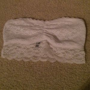 Bandeau white lace!