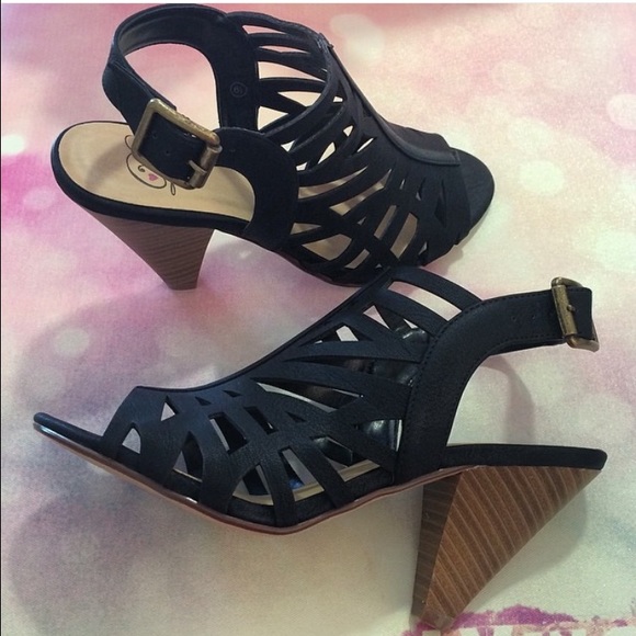 Strappy heels