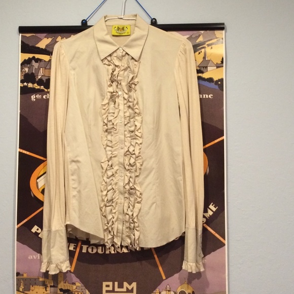Ruffled Juicy Couture blouse