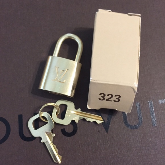 Authentic New LV Lock and Two Keys