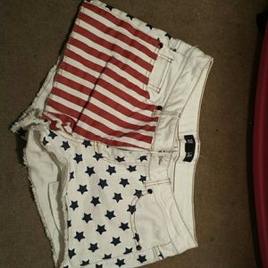American flag shorts