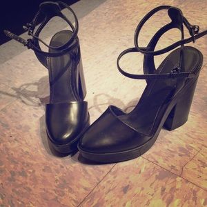 Zara chunky heel