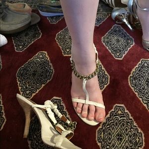 Off white high heels