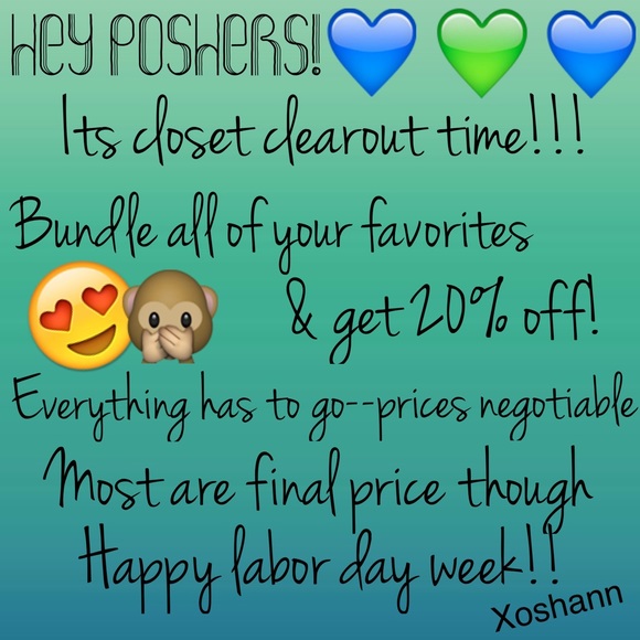 Closet clearout time!!!!💙💙💚
