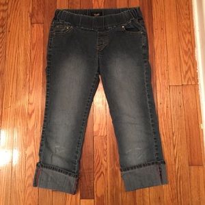 Denim Maternity Capris