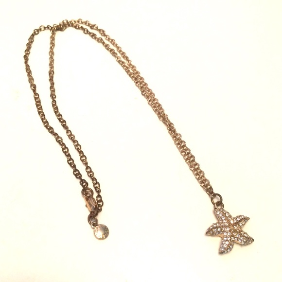 J. Crew Starfish pendant necklace