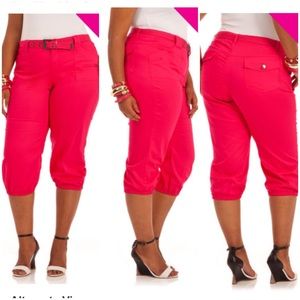 Belted Zip Pocket Jogger