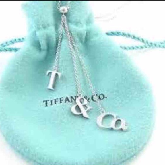 Tiffany & Co. Dangle "T & Co" Necklace