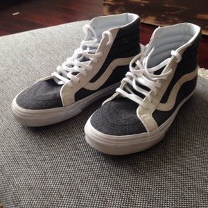 Vans from Madewell: Classic SK8-Hi High-Tops Wool
