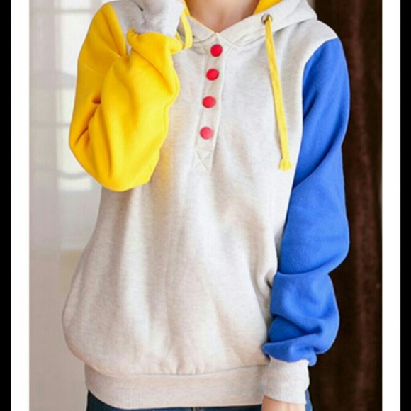 Casual Pockets Design Long Sleeve Hooded Women's S