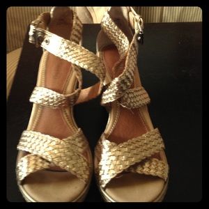 Sperry, Gold, Metallic wedges