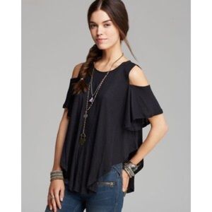 Free People Open Shoulder Tee