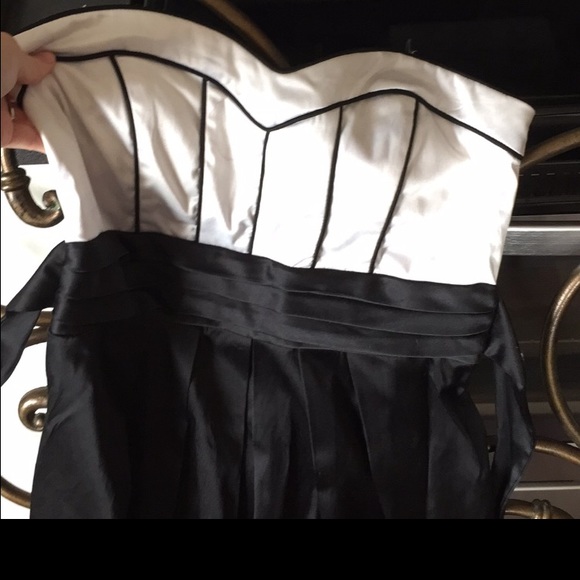Black and white dress