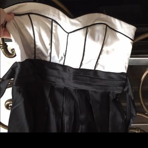 Black and white dress