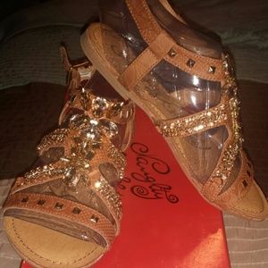 Naughty Monkey sandals NIB