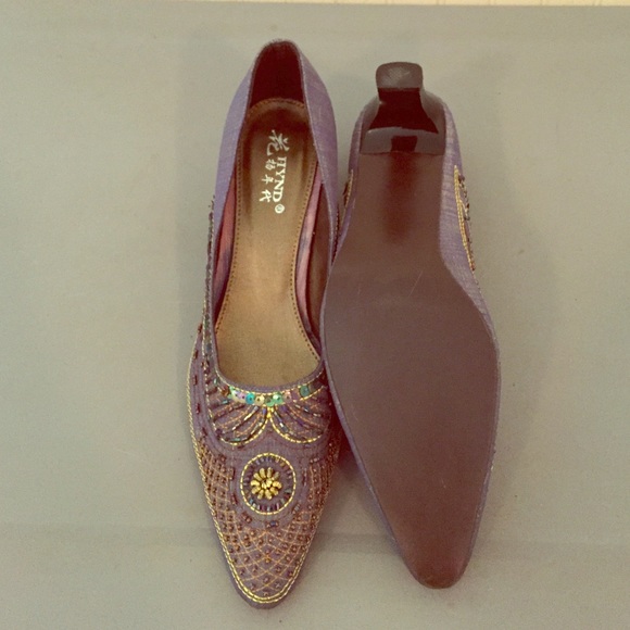 Brand new sequined shoes