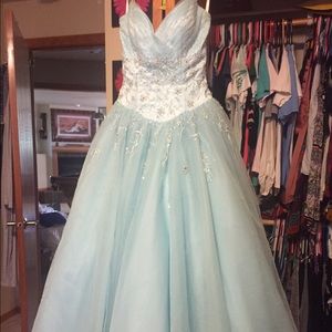 Light Blue Prom Dress