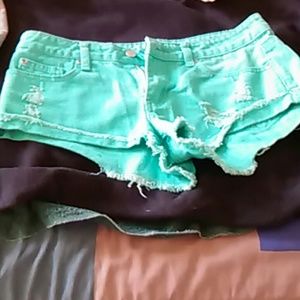 Turquoise  shorts