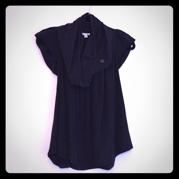 Black cowl neck blouse - Picture 1 of 4