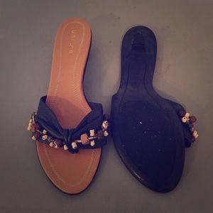 Gently used or never use sandals