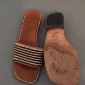 Eric Javits Black and Tan sandals