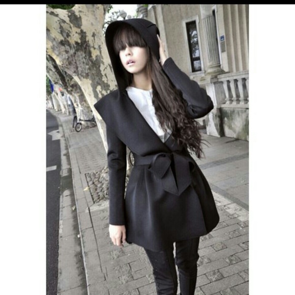 Fashion Long Patten With Belt Design Windbreaker F