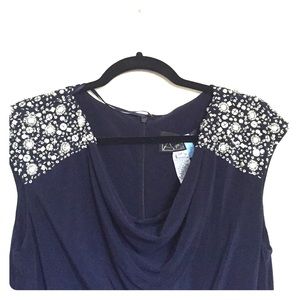 EUC formal Alex evening gown NAVY