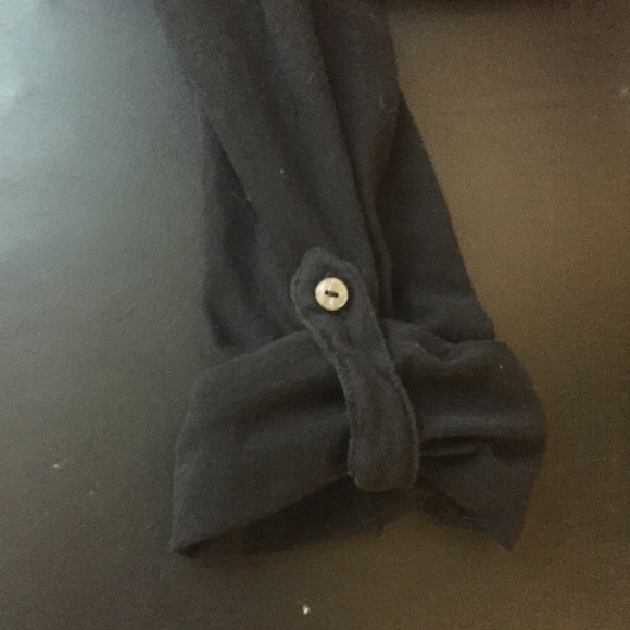Old navy black hooded long sleeve. - Picture 3 of 4
