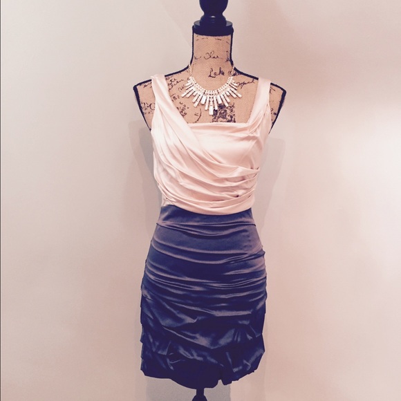 Fitted silk dress