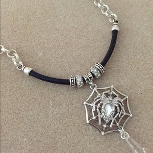 Spider Web Necklace