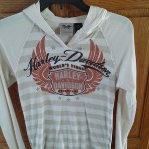 Hooded Long Sleeve Harley shirt