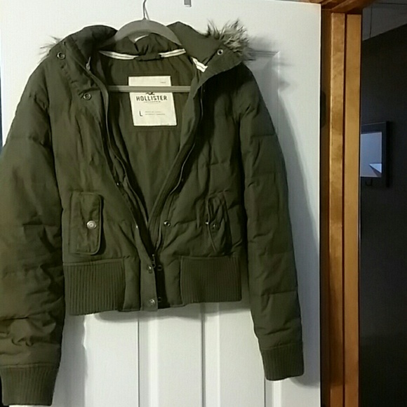 Slightly worn winter jacket