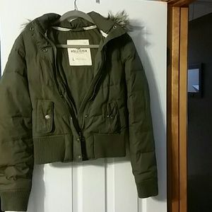Slightly worn winter jacket